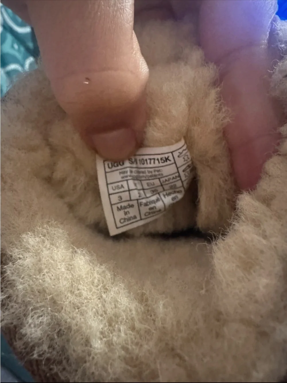 UGG soft suede